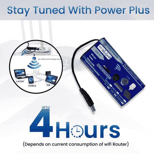 ( FREE HOME DELIVERY ) WiFi Router UPS Power Bank 9 Volts - 4 Hours Guaranteed Backup - Tp Link Tenda PTCL & Other Routers