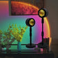 Sunset Lamp Rainbow Projection Lamp USB Charging LED Lighting Sun Never Sets Light Rainbow