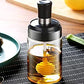 250ml Kitchen Condiment Jar  Glass Seasoning Bottle With Honey Brush