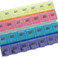 Monthly Pill Box am/pm Pill Organizer box for 7 Days 21 Compartments pill packaging box