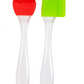2 Pair (4PCS) - Spatula & BBQ Oil Brush - Silicone Acrylic Transparent Spatula - Silicone Acrylic Transparent Brush