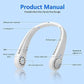 Rechargeable Portable Hanging Neck Fan