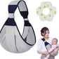 Baby Carrier Sling Wrap, Baby Carrier, Hands Free Baby Carrier, Adjustable 3D Baby Wrap Carrier