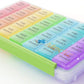 Monthly Pill Box am/pm Pill Organizer box for 7 Days 21 Compartments pill packaging box