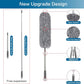 Flexible Microfiber Feather Duster Kit with 30-100 Inches Telescoping Extension Pole