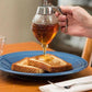 Crystal Glass Honey Dispenser Transparent Honey Storage Bottle Container with Holder