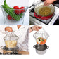 Stainless Steel Chef Basket 12 in 1 Kitchen Tool Deluxe Boiler, Steamer, Strainer & Frying