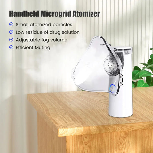 (free home delivery) Portable Nebulizer - Nebulizer Machine for Adults and Kids, Mesh Nebulizer for Breathing Problems, Handheld Nebulizer