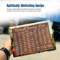 ( FREE HOME DELIVERY ) Umrah Saving Box - Wooden Islamic Money Box - 280 Days Umrah Savings Box Plan