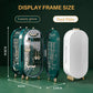 Foldable Jewelry Organizer With Mirror Ear Rings & Necklace_ Hanging Holder Jewelry Box Vanity Hanger Stand