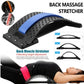 Magic Back Stretcher Lower Lumbar Massage Support Spine Pain Relief Back Massager