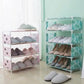 5 Layers Multifunctional Shoes Rack-Simple Dust Proof Assembly Fabric Dormitory Shoes Rack