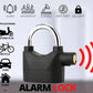( FREE HOME DELIVERY ) Alarm Lock Padlock Anti-Theft Security System Door Safety Lock (Black)