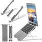 Laptop Stand - Foldable Non-slip Stand For Laptop And Tablet - Lightweight and Durable Plastic Laptop Stand