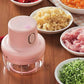 Wireless Rechargeable Electric Garlic Press Mini Meat Grinder Electric Chopper