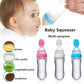 Silicone Baby Spoon Feeder squeezy Baby Food Dispensing Spoon